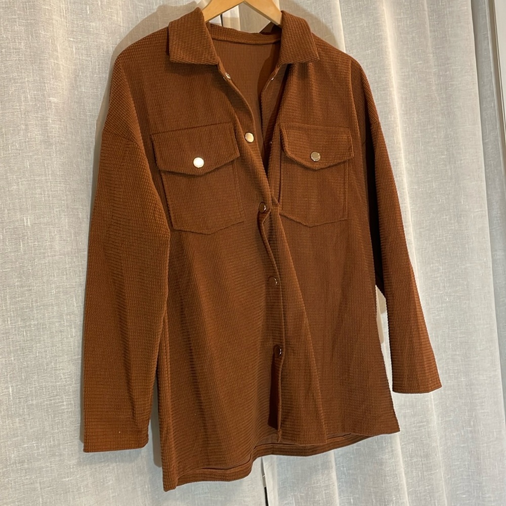 Oversized Button Down Shacket